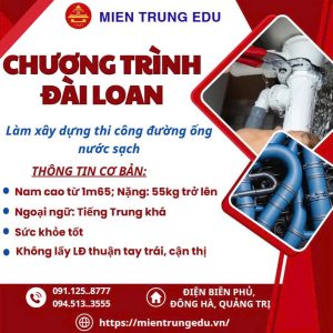 CHƯƠNG TRÌNH ĐÀI LOAN - THI CÔNG ĐƯỜNG ỐNG NƯỚC SẠCH